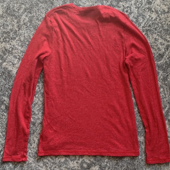 Hollister Ribbed Long-Sleeve Shirt - Picture 7 of 8
